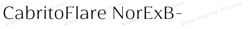 CabritoFlare NorExB字体转换